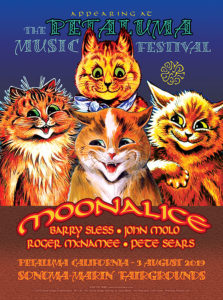 M1130 › 8/3/19 Petaluma Music Festival, Sonoma-Marin Fairgrounds, Petaluma, CA poster by David Singer