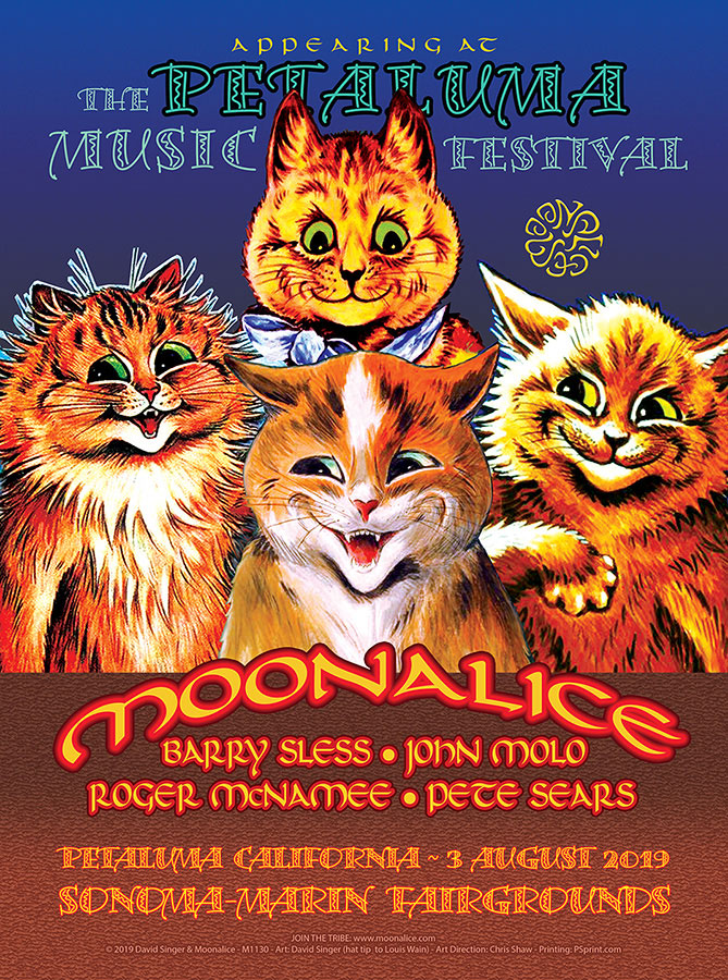 8/3/19 Moonalice poster by David Singer
