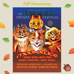 M1130 › 8/3/19 Petaluma Music Festival, Sonoma-Marin Fairgrounds, Petaluma, CA poster by David Singer