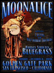 M1142 › 10/6/19 Hardly Strictly Bluegrass, Golden Gate Park, San Francisco, CA poster by Chris Shaw
