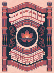 M1145 › 10/17/19 Garcia's, The Capitol Theatre, Port Chester, NY poster by Chris Gallen with T Sisters, New Chambers Brothers