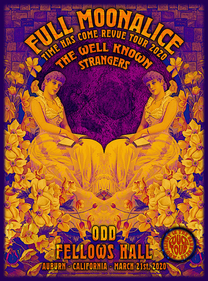 M1164 › 3/21/20 Odd Fellows Hall, Auburn, CA poster by Alexandra Fischer