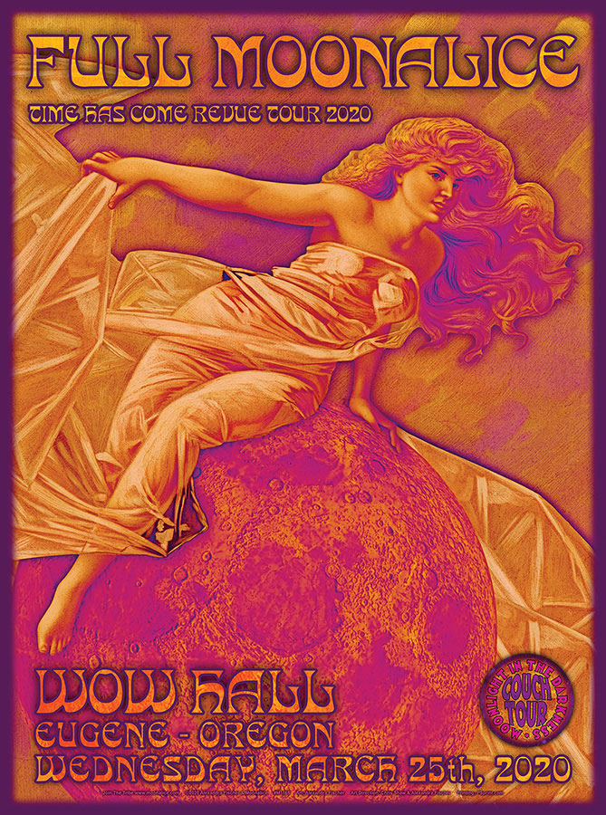 M1165 › 3/25/20 WOW Hall, Eugene, OR poster by Alexandra Fischer