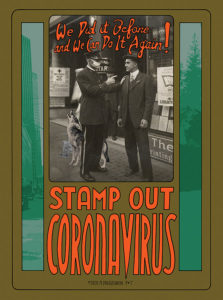 P7 › 4/23/20 Coronavirus poster by Mike Dolgushkin