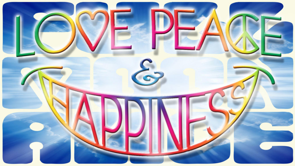 Love, Peace & Happiness Song Art by Darrin Brenner