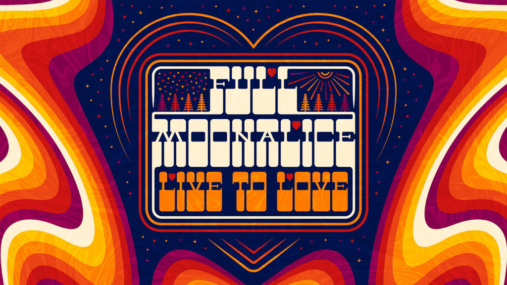 Full Moonalice “Live to Love” art by Chris Gallen