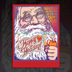 Christmas 2020 Collection 🎄 12/20/14 Slim’s, San Francisco, California Moonalice poster by Wes Wilson
