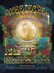M1237V › DDS 5/25/21 Howling Moon Studios, Woodside, California poster by Darrin Brenner