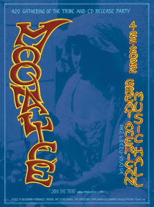 M1268 › Moonalice 4/22/22 Great American Music Hall, San Francisco, CA poster by Mike Dolgushkin