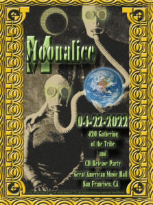 M1273 › Moonalice 4/22/22 Great American Music Hall, San Francisco, CA poster by Jason Wilson